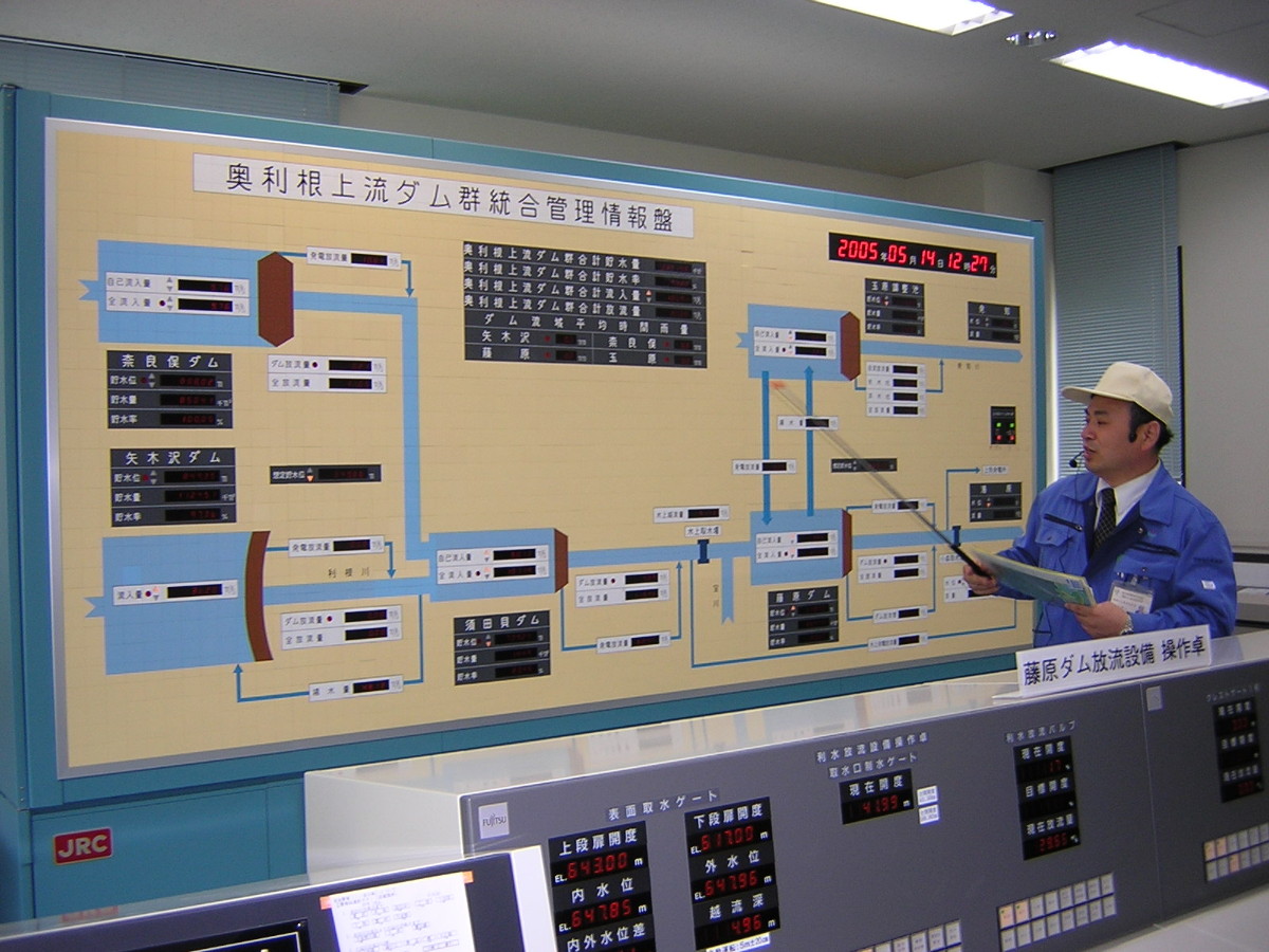 Explicação num contexto gerencial: um funcionário graduado japonês explica o funcionamento de um equipamento complexo em uma fábrica. Autor da foto: Mikiyo Yamanaka.